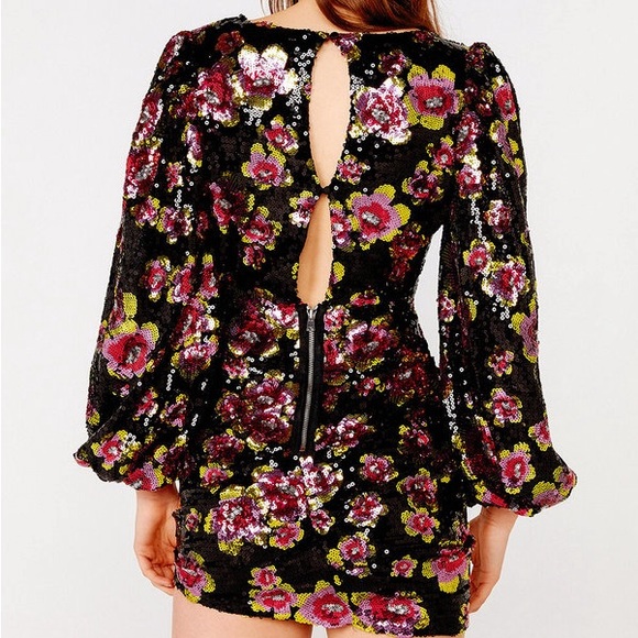 For Love and Lemons Morrison Mini Sequined Dress - Picture 3 of 7